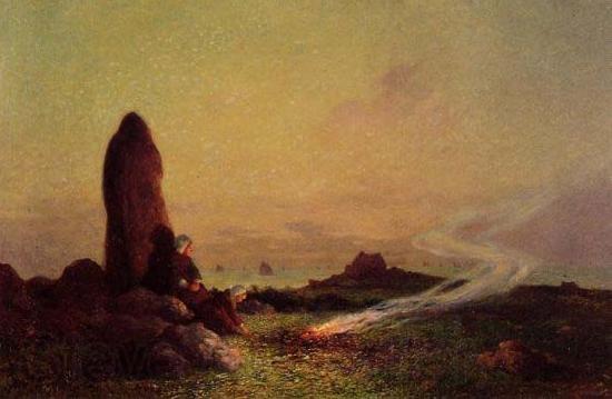 unknow artist The Standing Stone Germany oil painting art